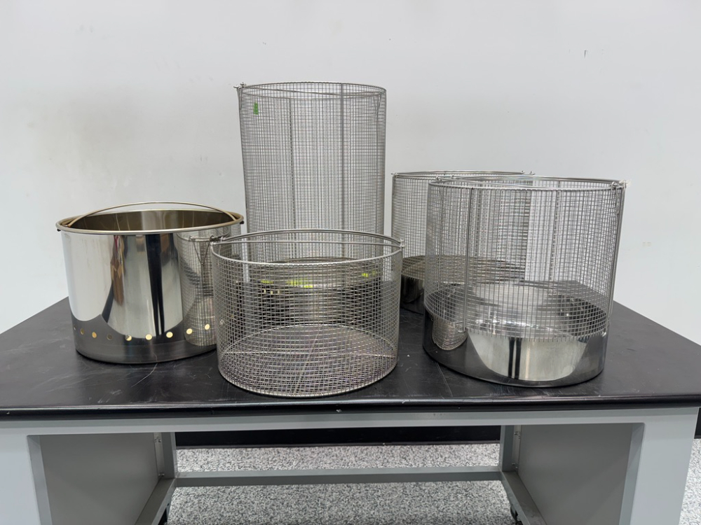 Image of Stainless Steel Containers And Mesh Baskets